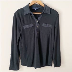 🌿Jones NY Long Sleeve Henley Shirt